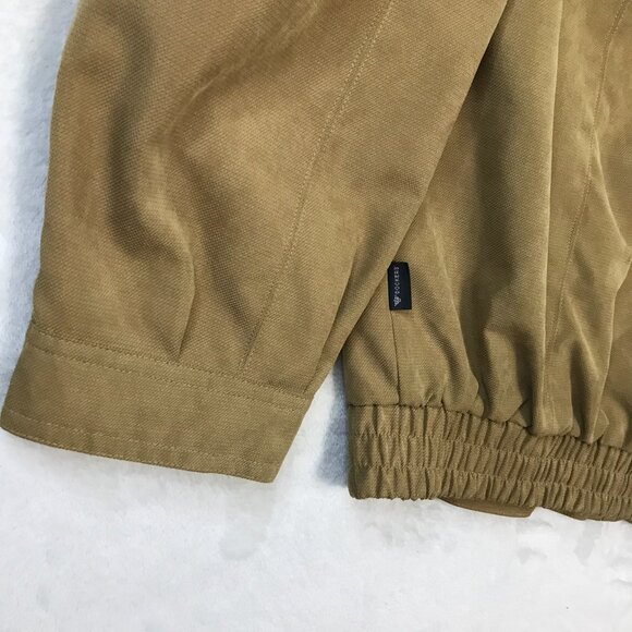 Dockers Stain Defender Men's Bomber Beige Tan Full Zip Jacket XL 19546 - Picture 9 of 14